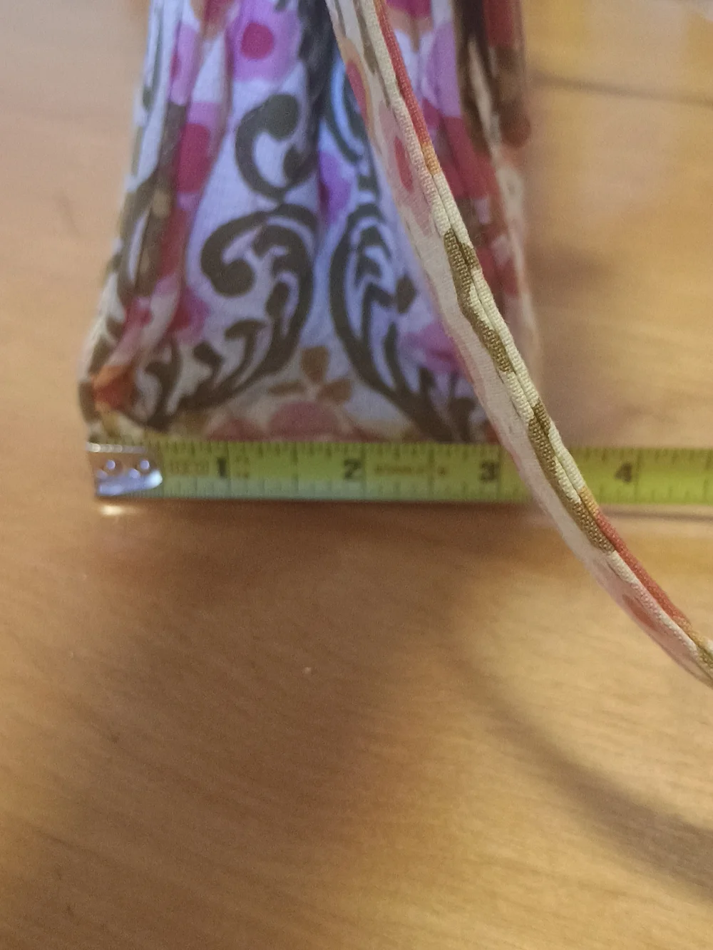 Vera Bradley Quilted Floral Crossbody in Pink, Gold and Orange